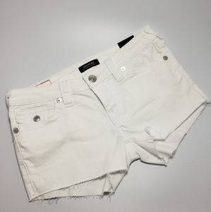 TRUE RELIGION short New, joey cut-off low Rise, white, denin